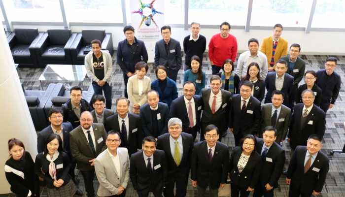 Some of the “Star Professors X Top Business Management” symposium participants with the renowned speakers 