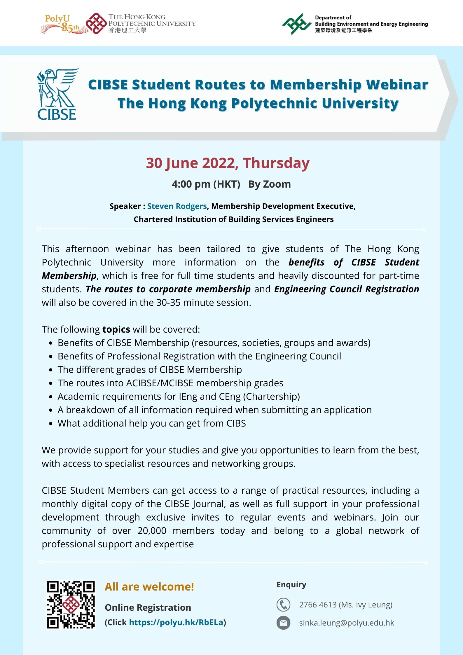 CIBSE Student Routes to Membership Webinar_Poster