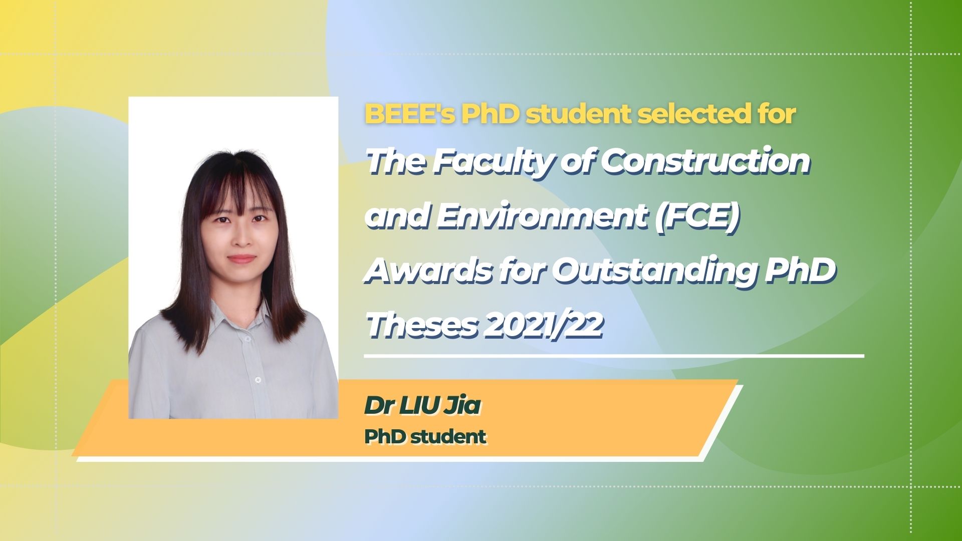 20220913_FCE Awards for Outstanding PhD Theses 2021_22