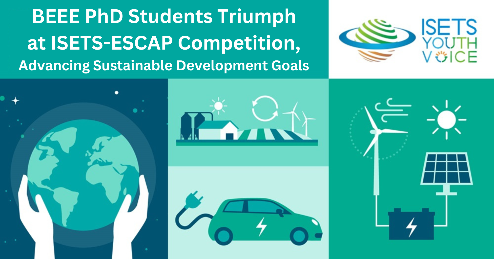 20241108 BEEE PhD Students Triumph at ISETSESCAP Competition Advancing Sustainable Development Goals