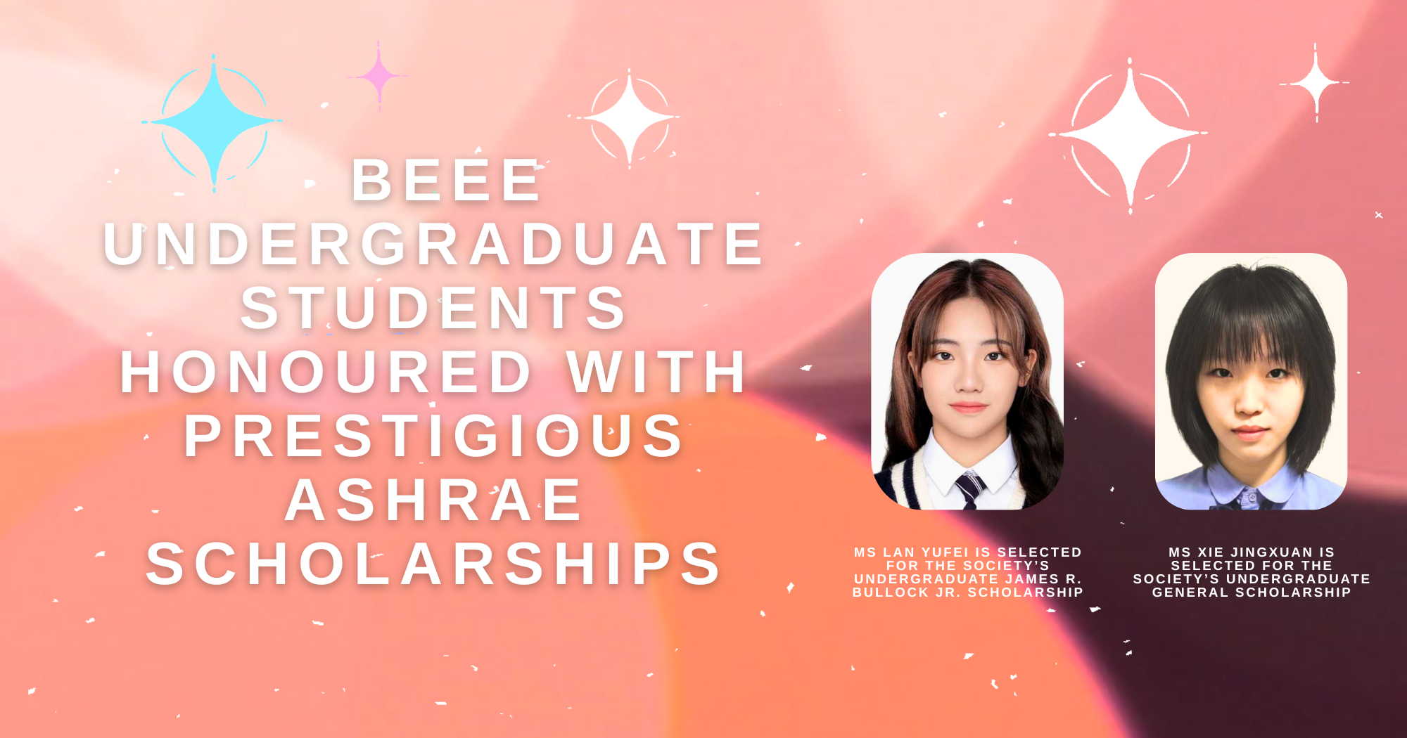 20260224 BEEE Undergraduate Students Honoured with Prestigious ASHRAE Scholarships