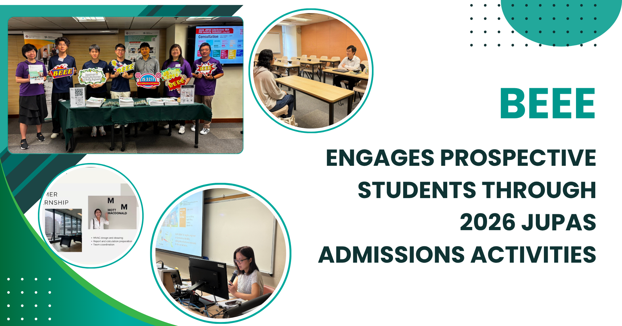 BEEE Engages Prospective Students through 2026 JUPAS Admissions ...