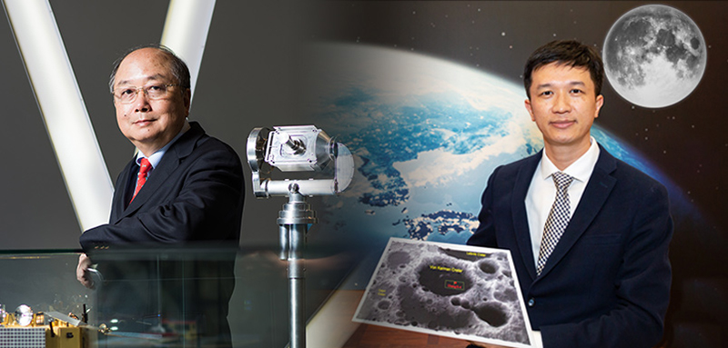 Prof Yung left and Prof Wu right