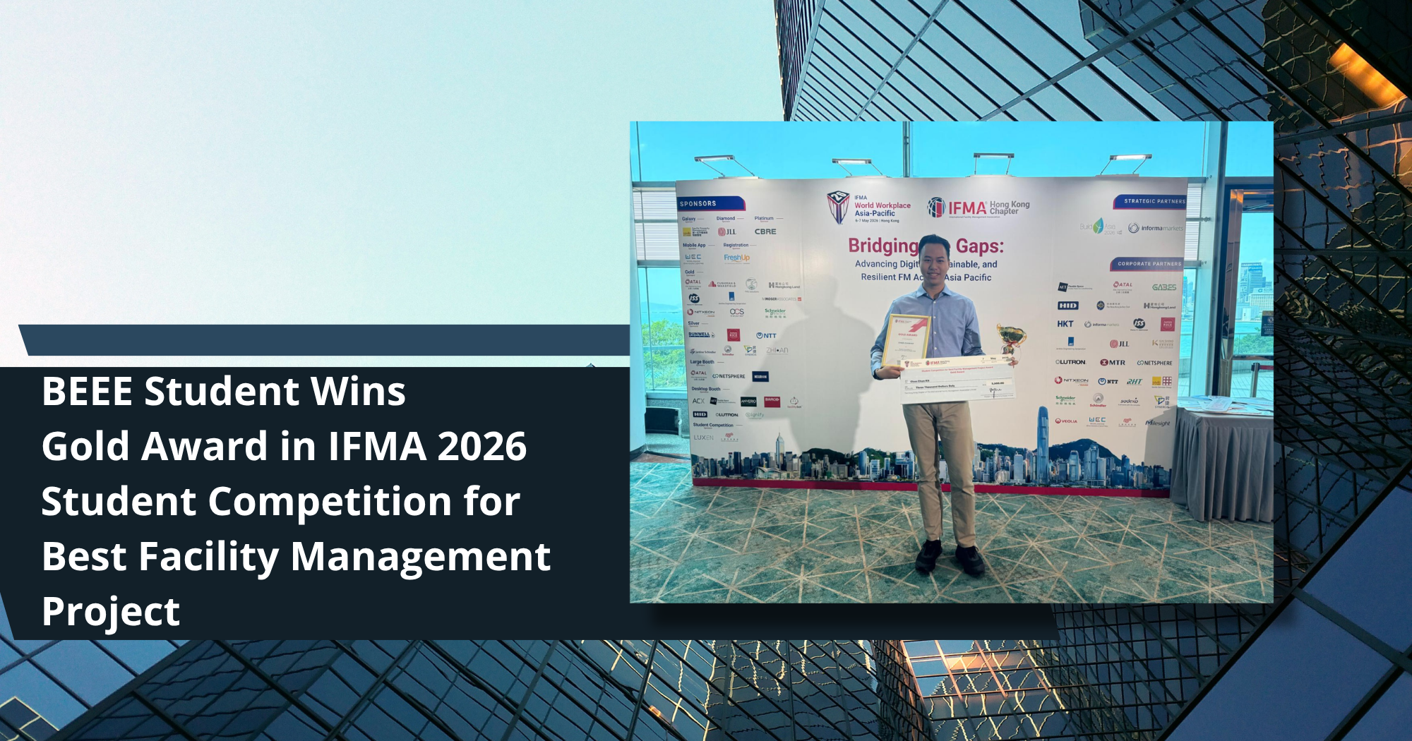 BEEE Student Wins Gold Award in IFMA 2026 Student Competition for Best ...