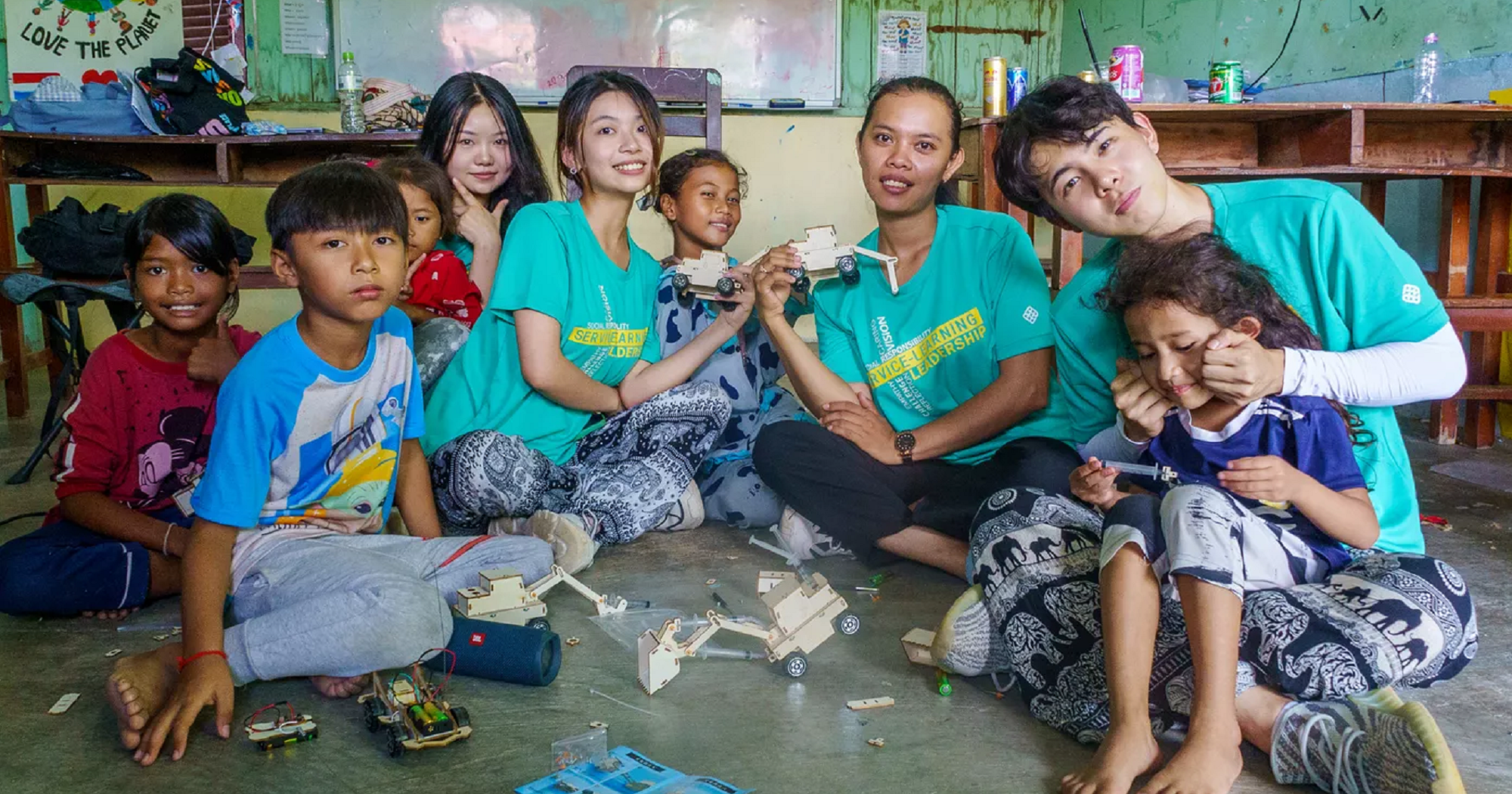 Robotic Car Workshop at the Cambodian Organization for Living and Temporary-care