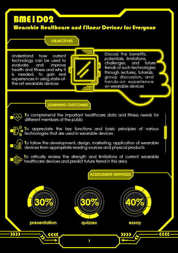 Cluster Area Requirements Department of Biomedical Engineering