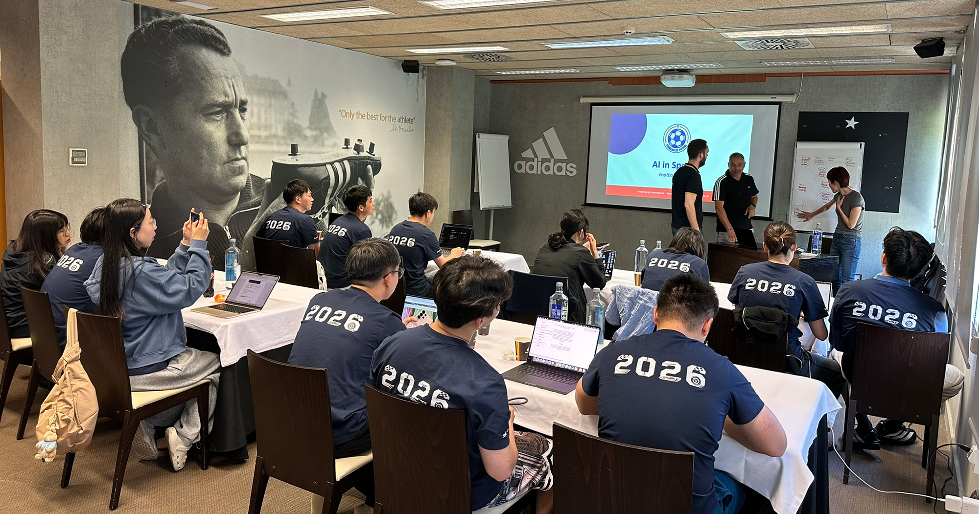 Hands-on workshops on AI and digital technologies in professional sports, and direct exchanges with leading industry experts
