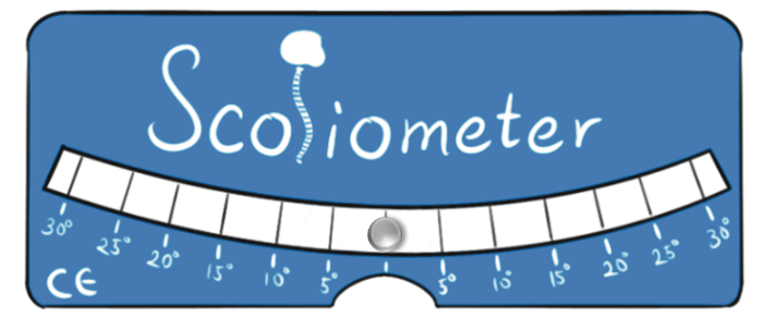 scoliometer with bean