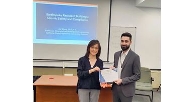 Mr Ali Fares BRE PhD Student Awarded Best Presentation Award in ICSCER 2023