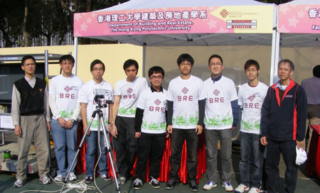 smart head count wearing smart BRE jacket before carnival  opening