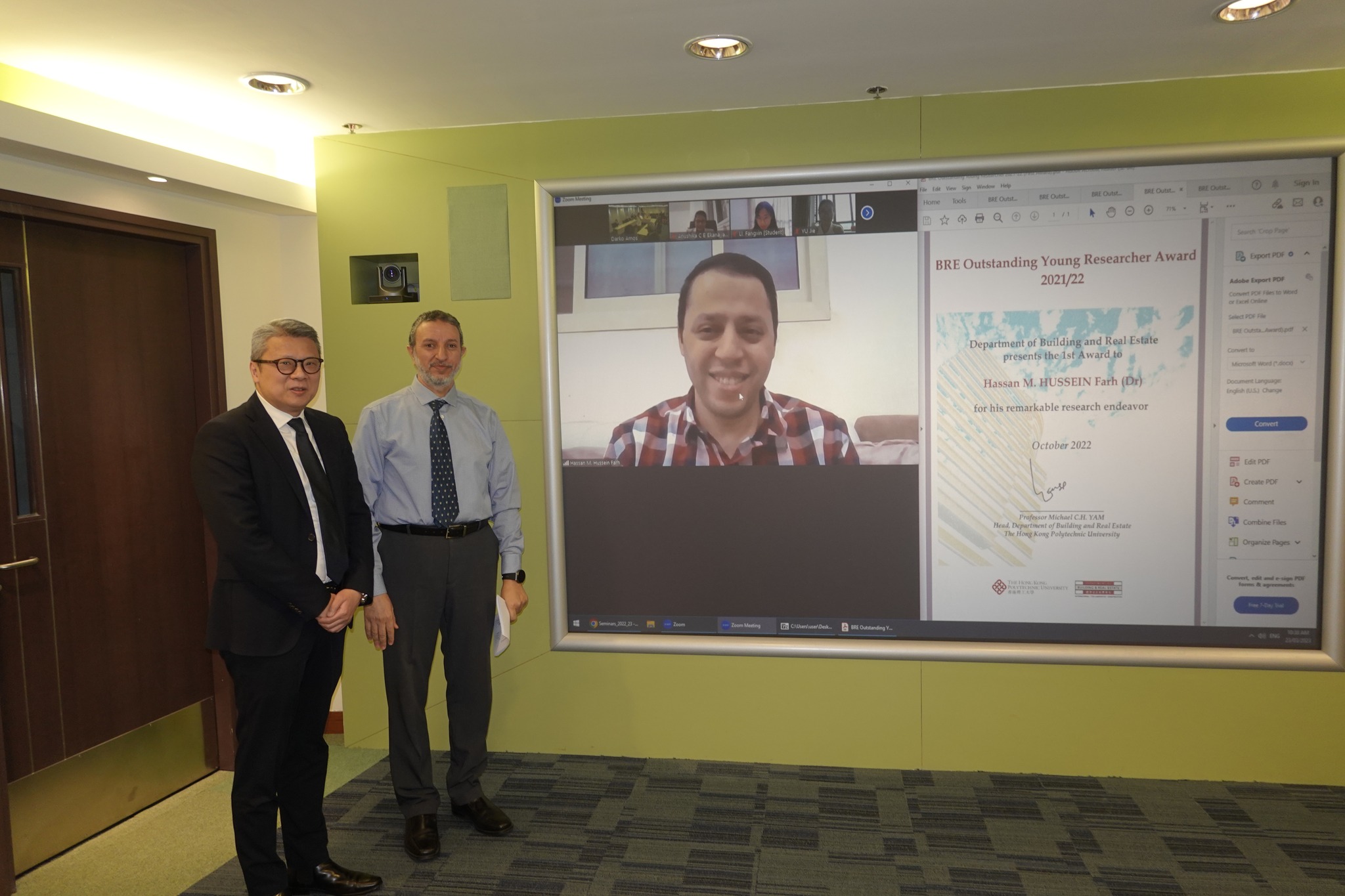 BRE Outstanding Dissertation Award 04