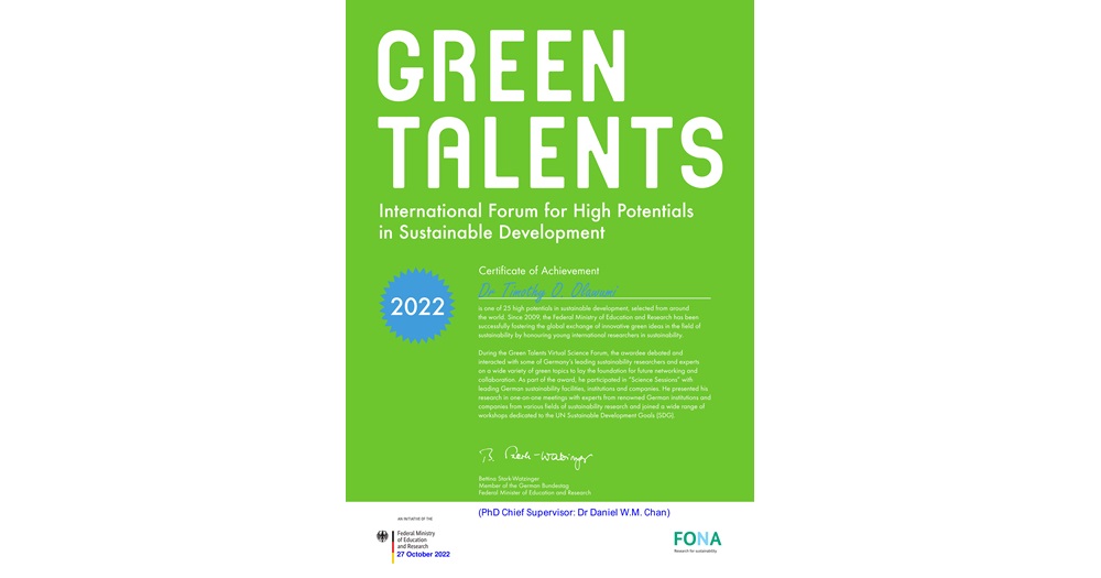 Green Talents Competition 2022_GTA 2022_Award Certificate_Timothy Olawumi_DC