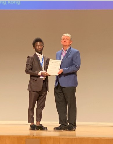 BRE PhD Student Winning the First Prize of Best Student Presentation2