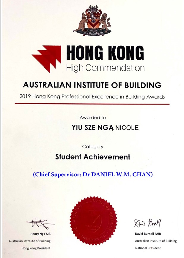 BRE PhD Students Winning the AIBHK4