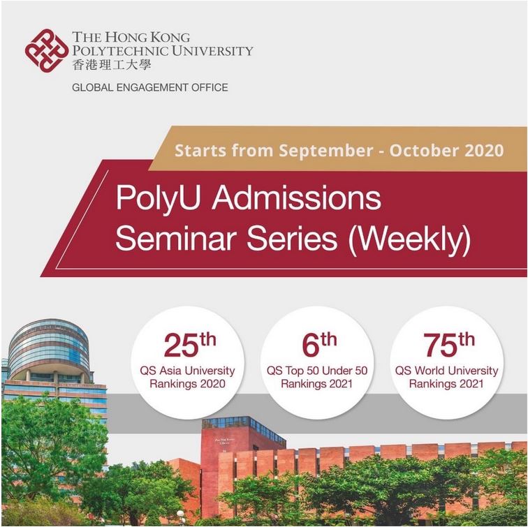 PolyU Admissions Seminar Series V Webinar with BRE for International Students