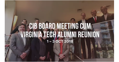 CIB Board Meeting cum virginia tech alumni reunion