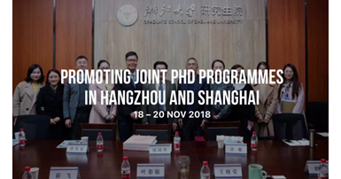 Promoting joint Phd Programmes In HangZhou and Shanghai