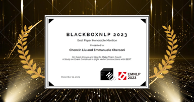 BLACKBOXNLP award