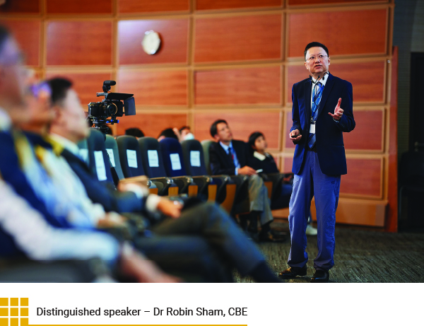 Distinguished speaker – Dr Robin Sham, CBE