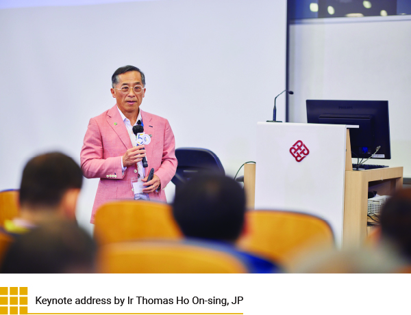 Keynote address by Ir Thomas Ho On-sing, JP