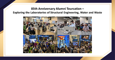 web85th Anniversary Alumni Tourcation  Exploring the Laboratories of Structural Engineering Wat  Cop