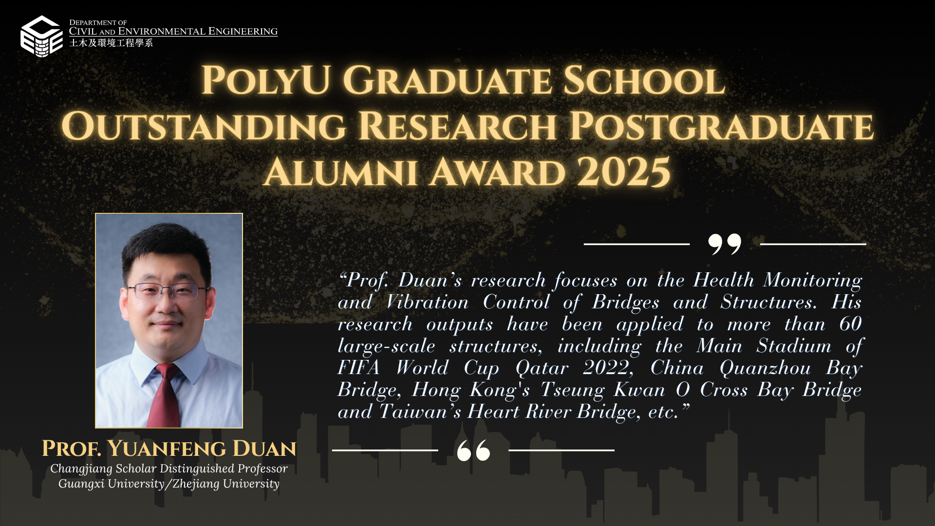 PolyU Graduate School Outstanding Research Postgraduate Alumni Award ...