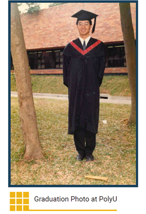 Graduation Photo at PolyU