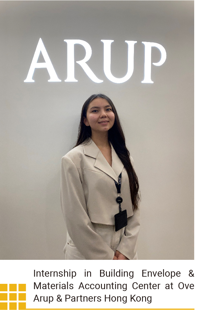 Internship in Building Envelope & Materials Accounting Center at Ove Arup & Partners Hong Kong