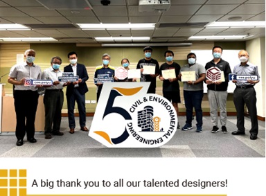 A big “thank you” to all our talented designers!  