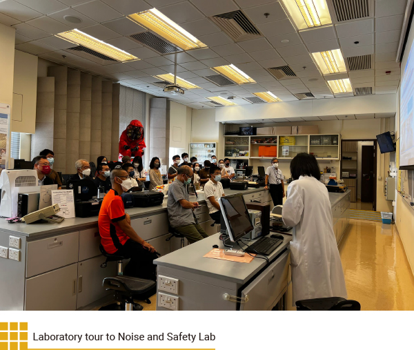 Laboratory tour to Noise and Safety Lab