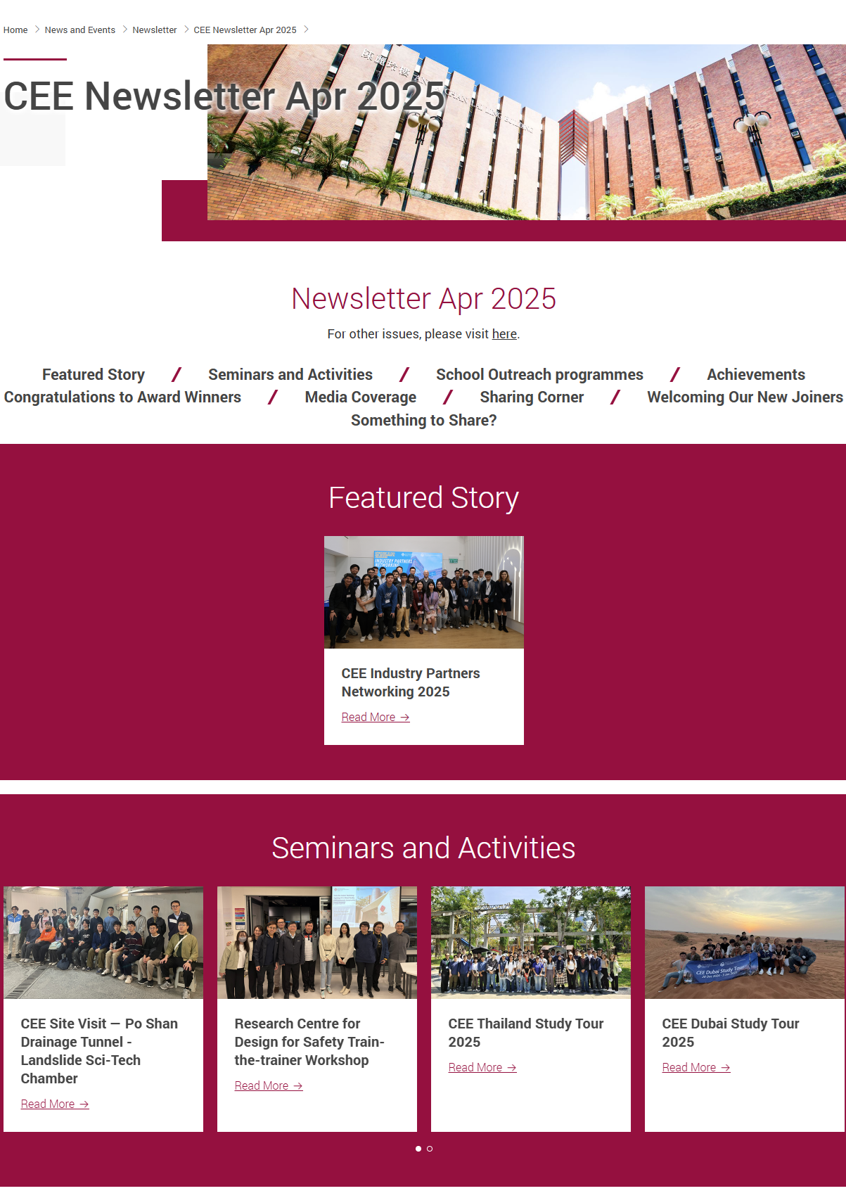 CEE Newsletter Apr 2025