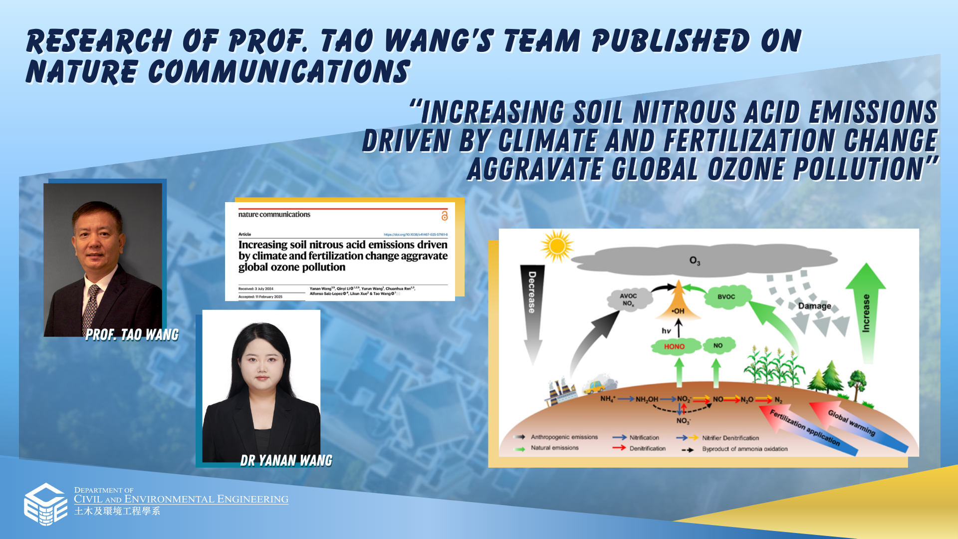 1 Research of Professor Tao Wangs Team Published on Nature Communications