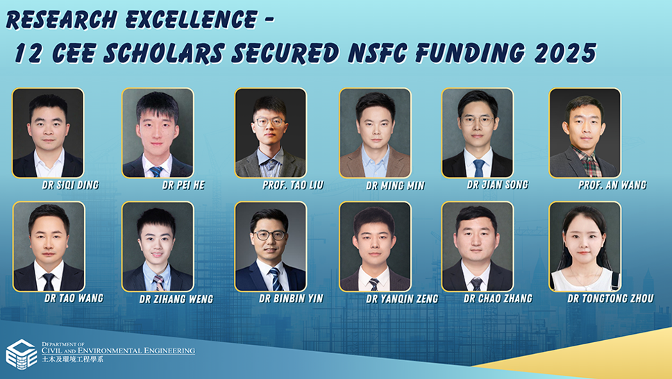 3 12 CEE Scholars Secured NSFC Funding 2025cover