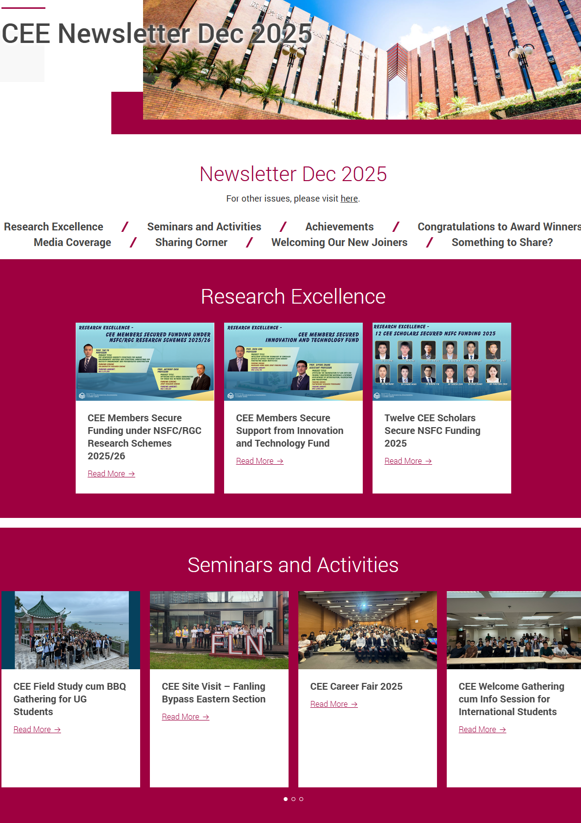 CEE Newsletter Dec 2025