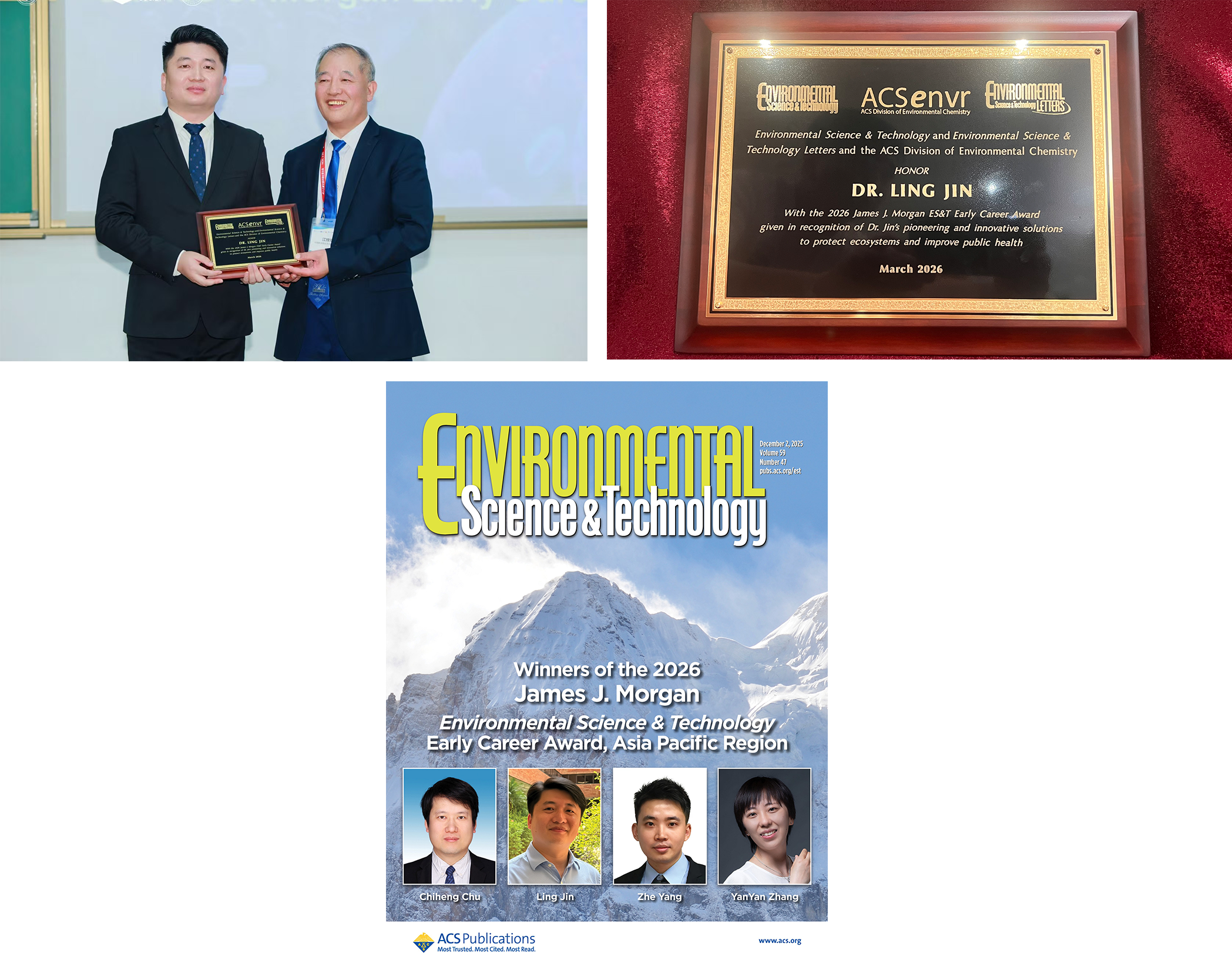 6Prof Ling Jin Receives 2026 James J Morgan Early Career Award