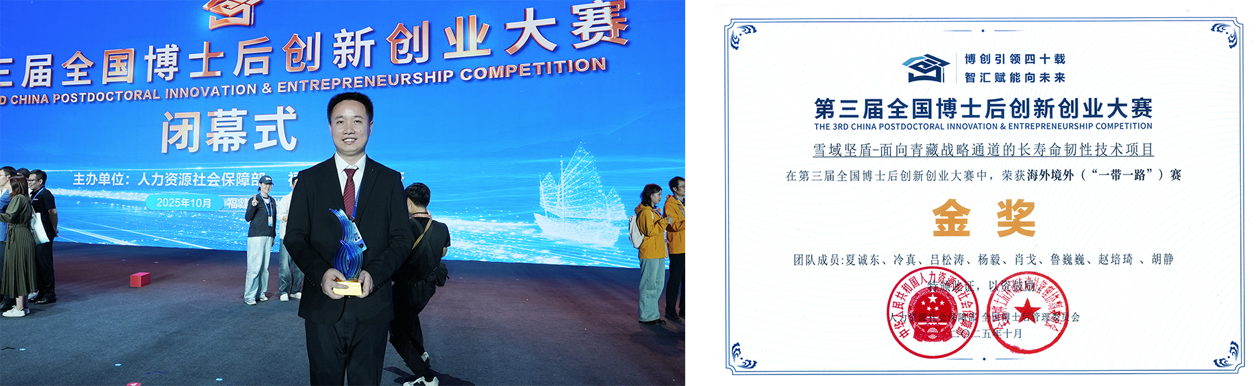 9CEE Member Wins the Gold Award