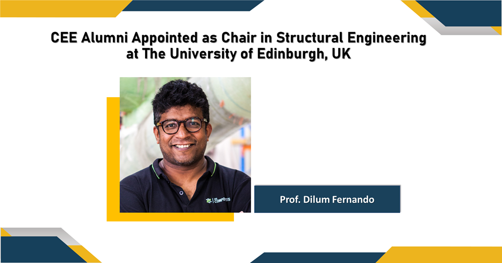 webCEE Alumni Appointed as Chair Professor in Structural Engineering at The University of Edinburgh
