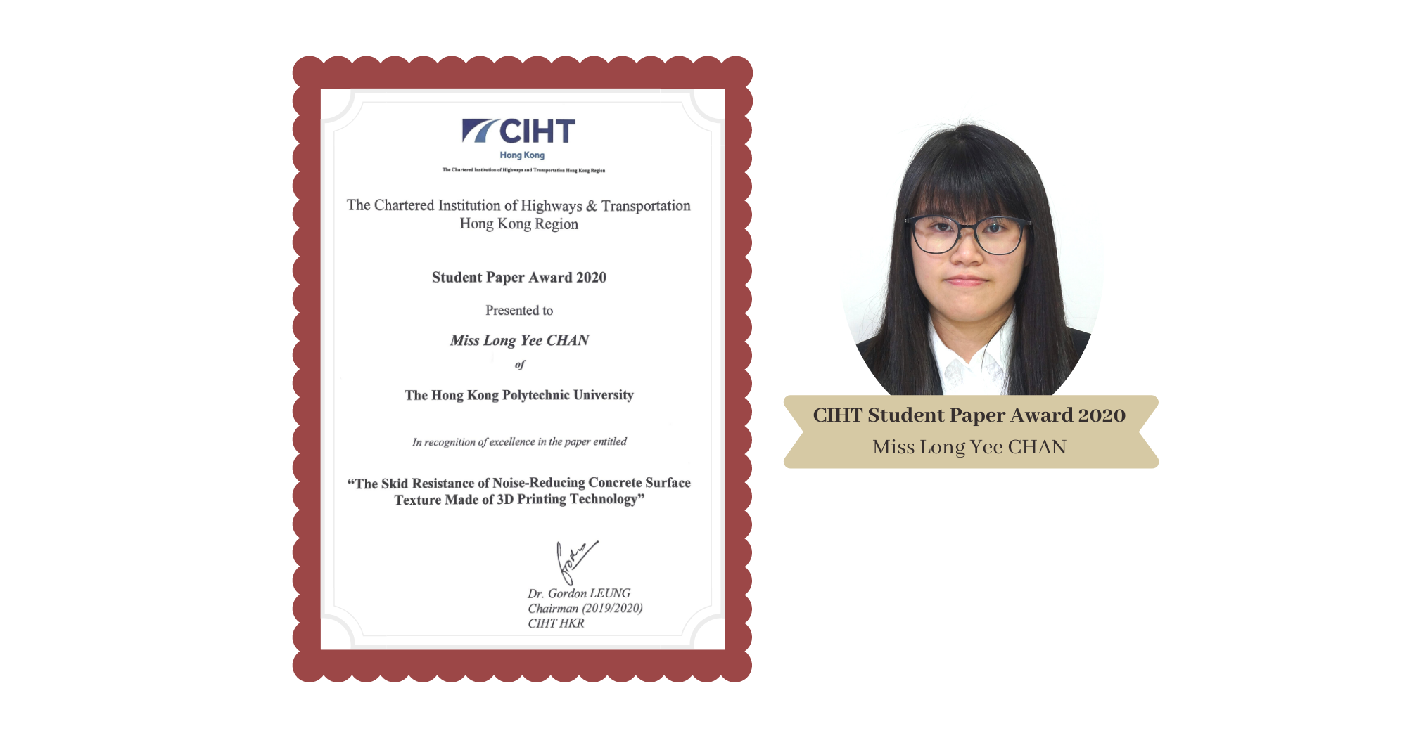 CIHT Student Paper Award 2020