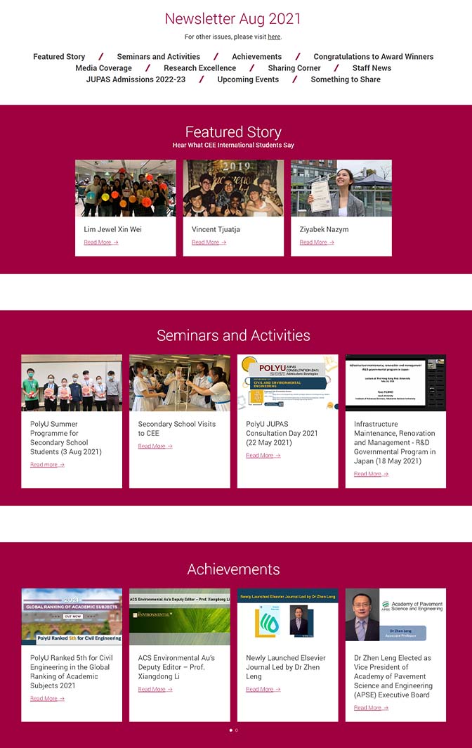 CEE Newsletter [Aug 2021]