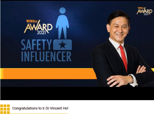 Congratulations to Ir Dr Vincent Ho!