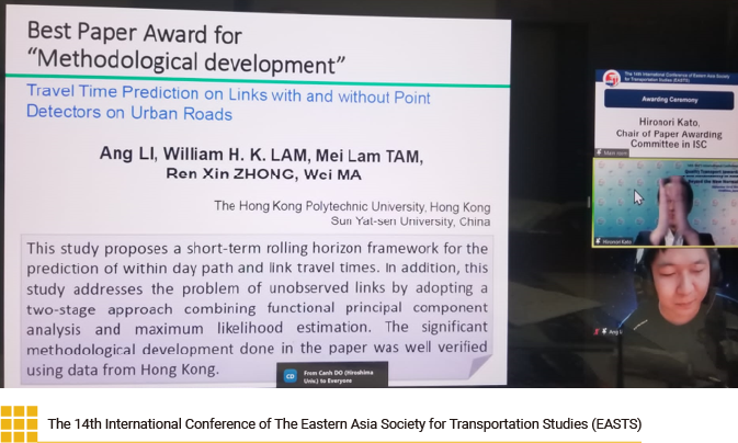 The 14th International Conference of The Eastern Asia Society for Transportation Studies (EASTS)