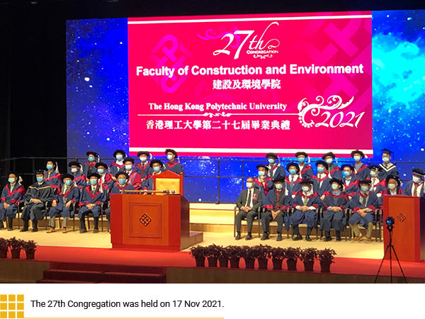 The 27th Congregation was held on 17 Nov 2021.