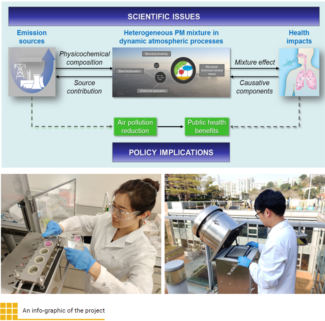 An info-graphic of the project