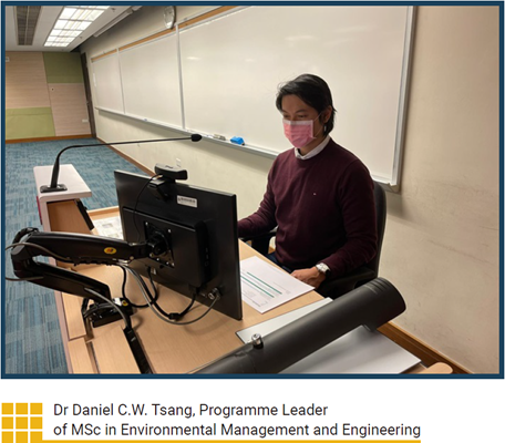 Dr Daniel C.W. Tsang, Programme Leader of MSc in Environmental Management and Engineering