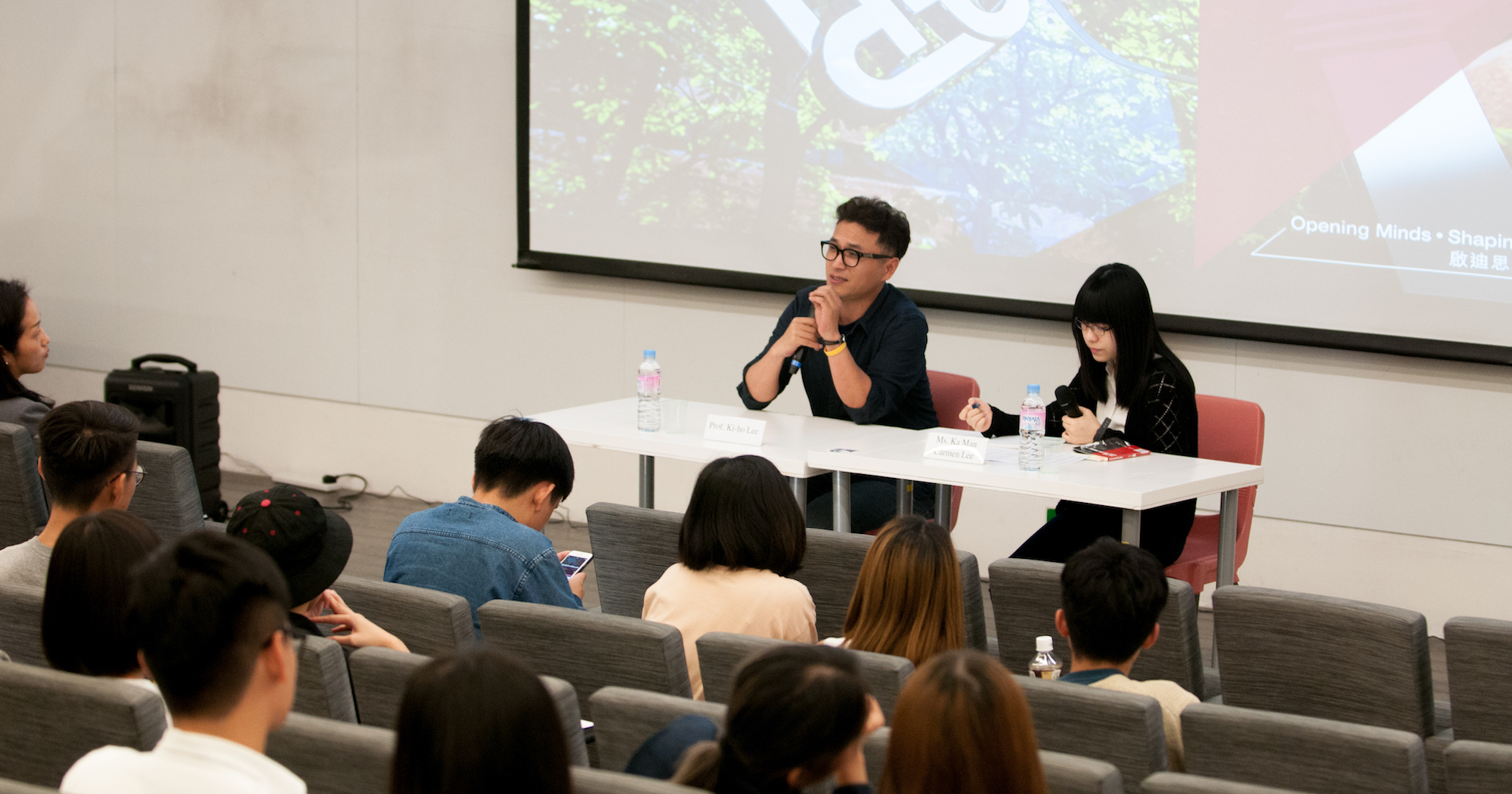 Discussion with a Korean novelist