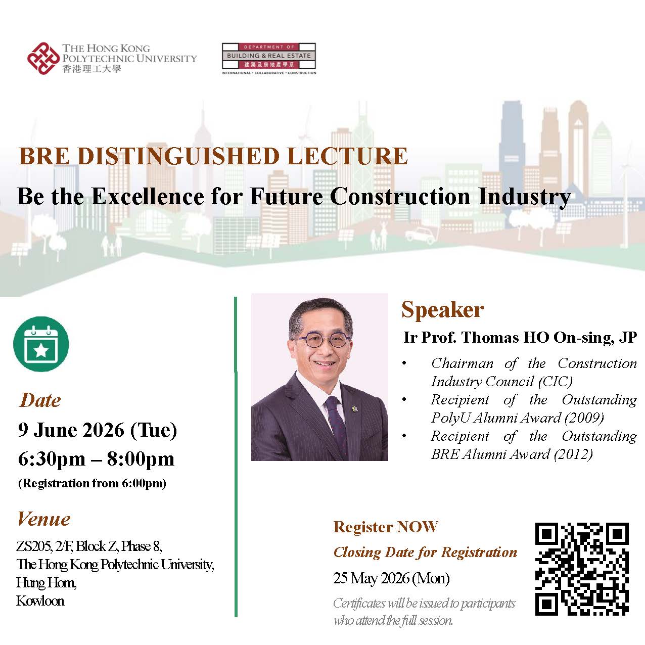 Distinguished LectureProf Thomas HO IGFIN