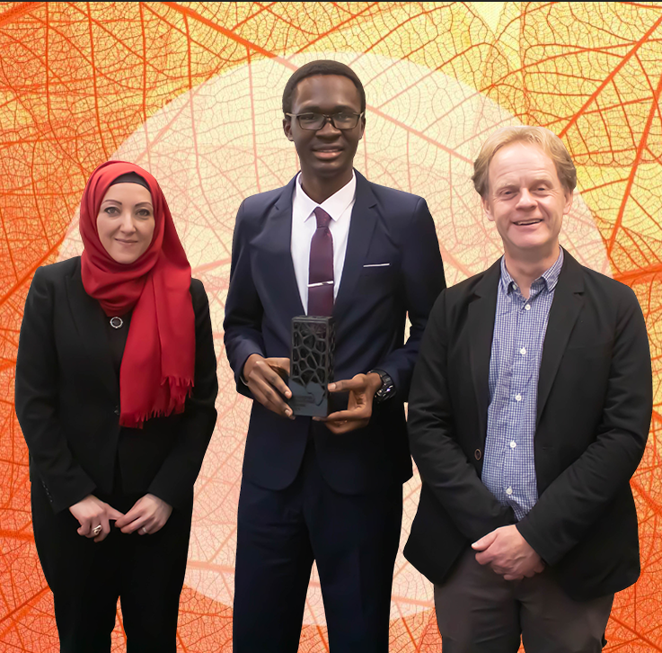 Dr Timothy OLAWUMI (middle), Prof. Mark Deakin (right) and Dr Suha Jaradat (left) Edinburgh Napier University, Scotland, United Kingdom