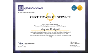 20225EditorCertificateProf Dr Yiqing Ni