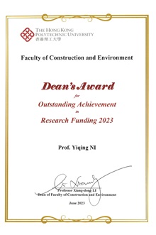 20236  Prof Ni Dean award