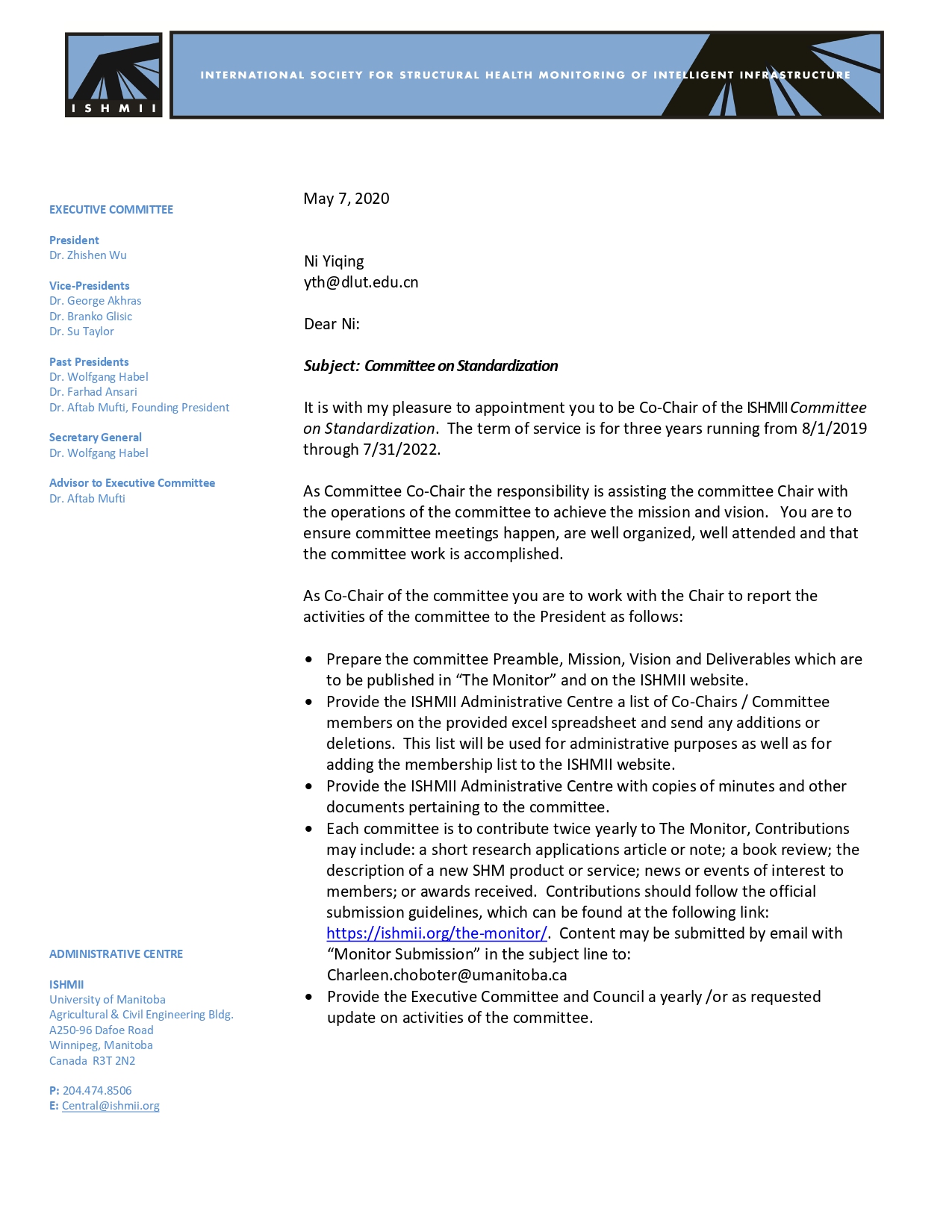 202005_Co-Chair of ISHMII